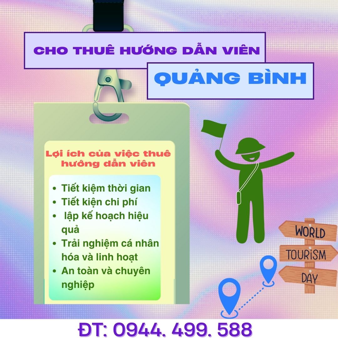 dịch vụ cho thuê hướng dẫn viên du lịch Quảng Bình