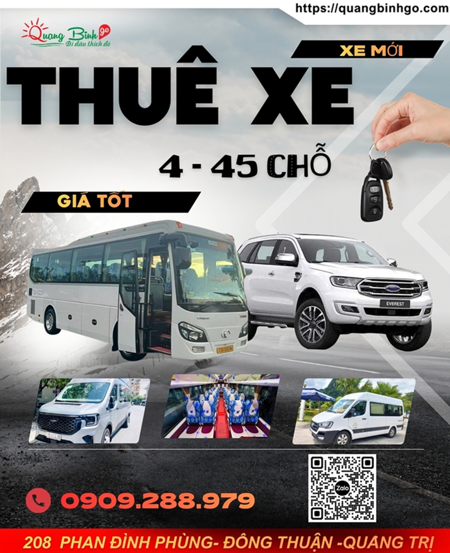 thuê xe quảng bình