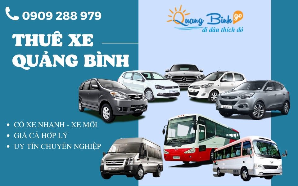 Thuê xe Quảng Bình GO giá rẻ nhất Đồng Hới