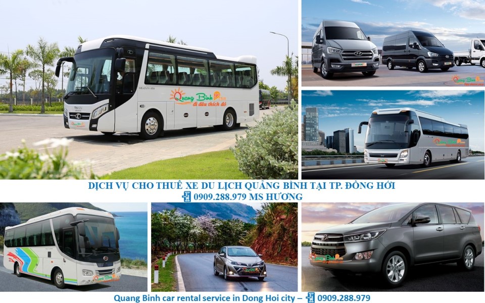 Quang Binh car rental thuê xe du lịch ở Đồng Hới