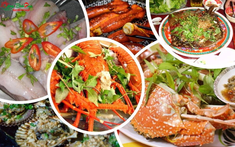Hải sản ngon tại Đồng Hới, Quảng Bình seafood