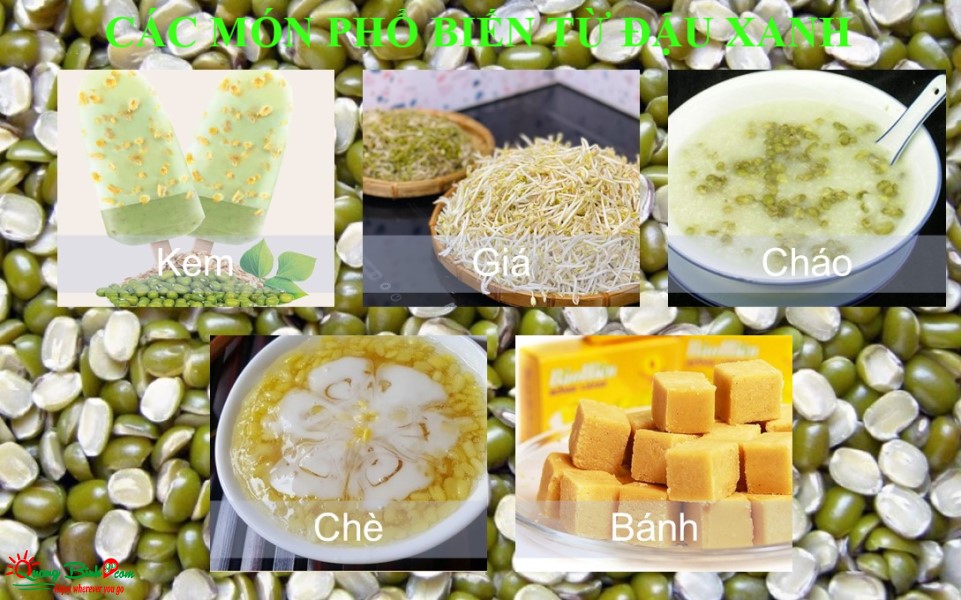 Các món phổ biến từ đậu xanh, Quảng Bình GO