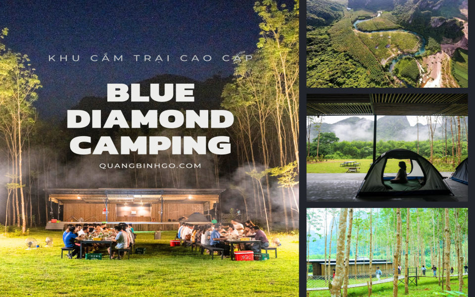 giới thiệu khu cắm trại blue diamond camp