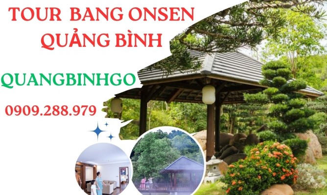 Tour Quảng Bình đi suối khoáng Bang Onsen